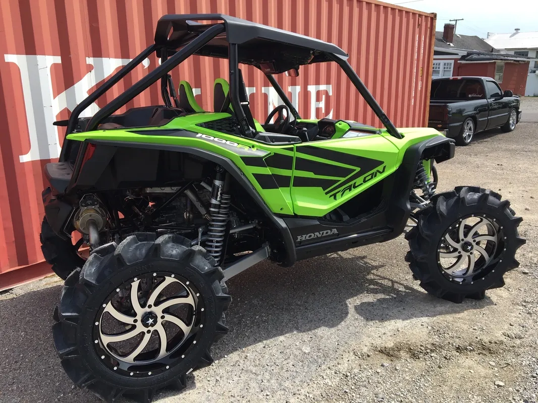 neon green ATV
