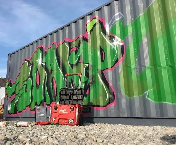 Swamp graffiti