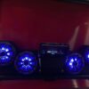 ATV stereo with blue lights icon