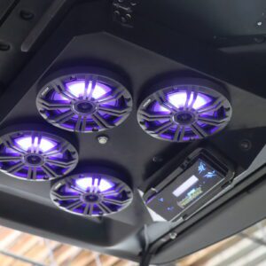 Image of CAN AM defender LED stereo BT soundbar with 4 speakers