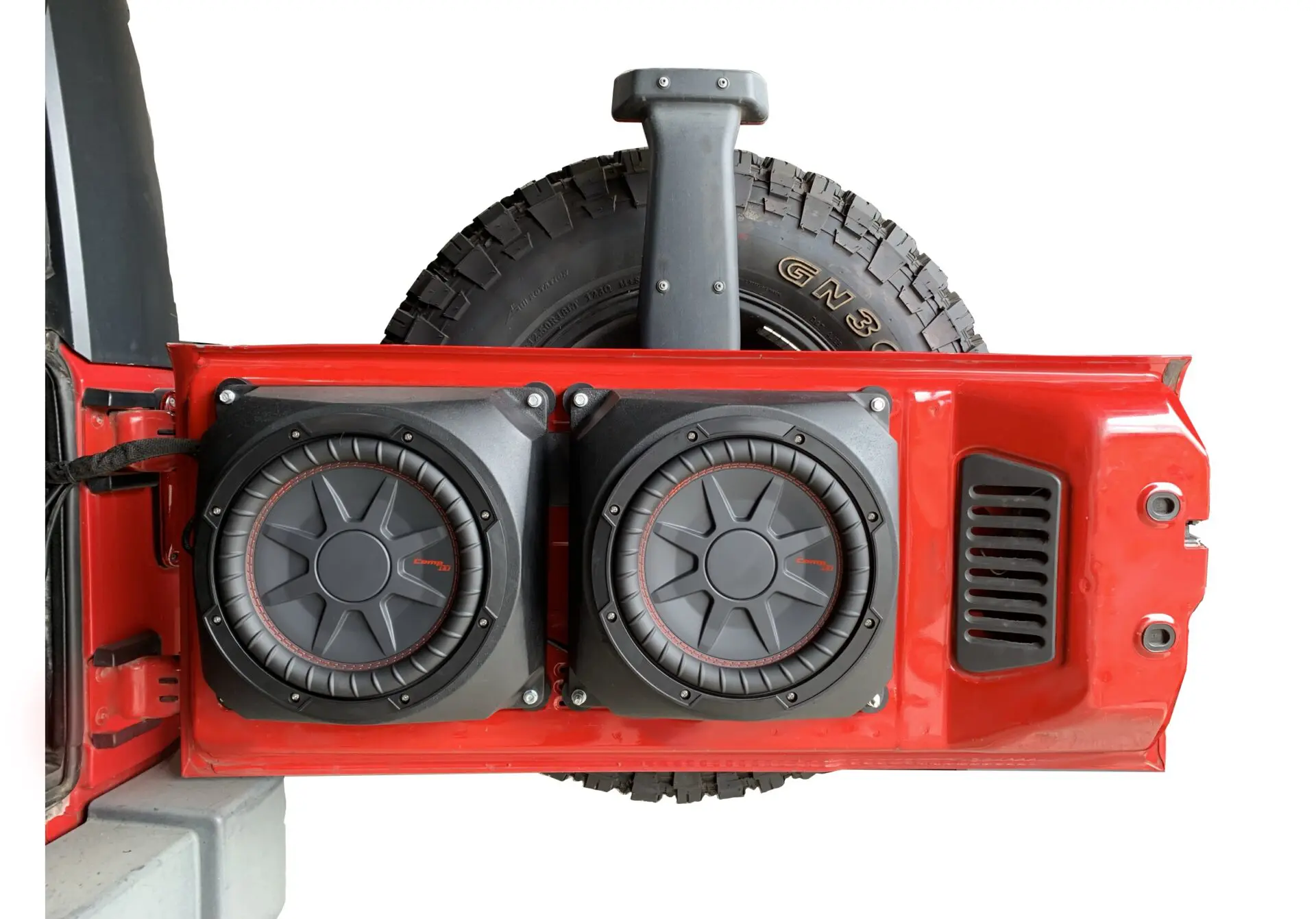 Jeep Wrangler 10"(2) Subwoofers and AMP