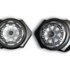 Front view of a kicker 5.25 inch subwoofer