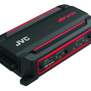 Side view of JVC car amplifier system