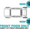 MEMPHIS 2017+ CAN AM X3 OEM FIT PODS W/ RGB SPEAKERS-CANAMX365FE - Image 2