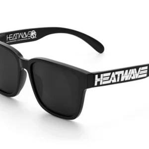 Black sunglasses with "HEATWAVE" logo on side.