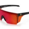 Performance XL Lazer Face Sunglasses: Red/Orange Z87+