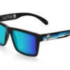 VISE Sunglasses: Side Stripe Blue Customs