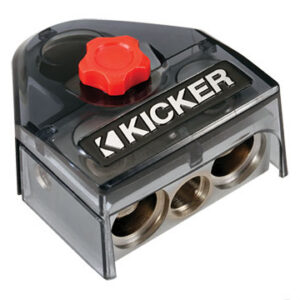 Kicker three-way power distribution block