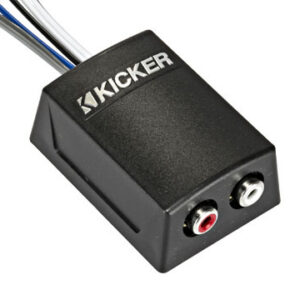 Kicker RCA line output converter with wires