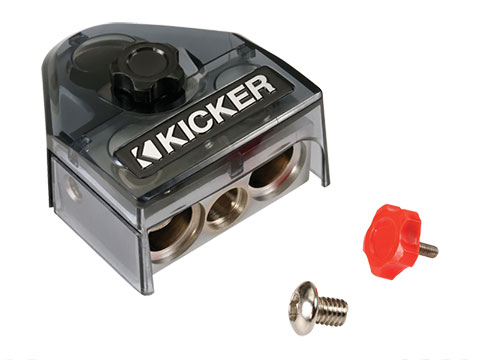 Kicker car audio distribution block with screws